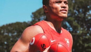 All Black gets the jump on teammates by training with Sydney Swans