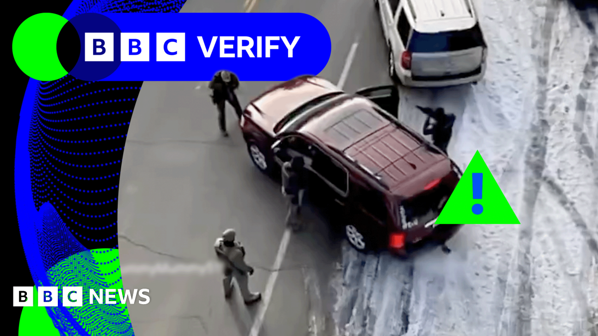 BBC Verify Live: Misleading ICE footage spreading after night of protests