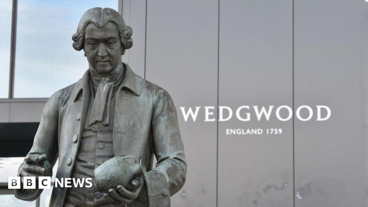 A general view outside British ceramic manufacture company Wedgwood on October 14, 2020 in Stoke-on-Trent Staffordshire