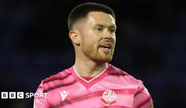 Will Forrester pictured in action for Bolton