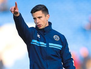 Eric Ramsay while working for hometown club Shrewsbury Town, who he joined in 2017 as academy manager and then had a spell in caretaker charge and as first-team coach. (AMA)