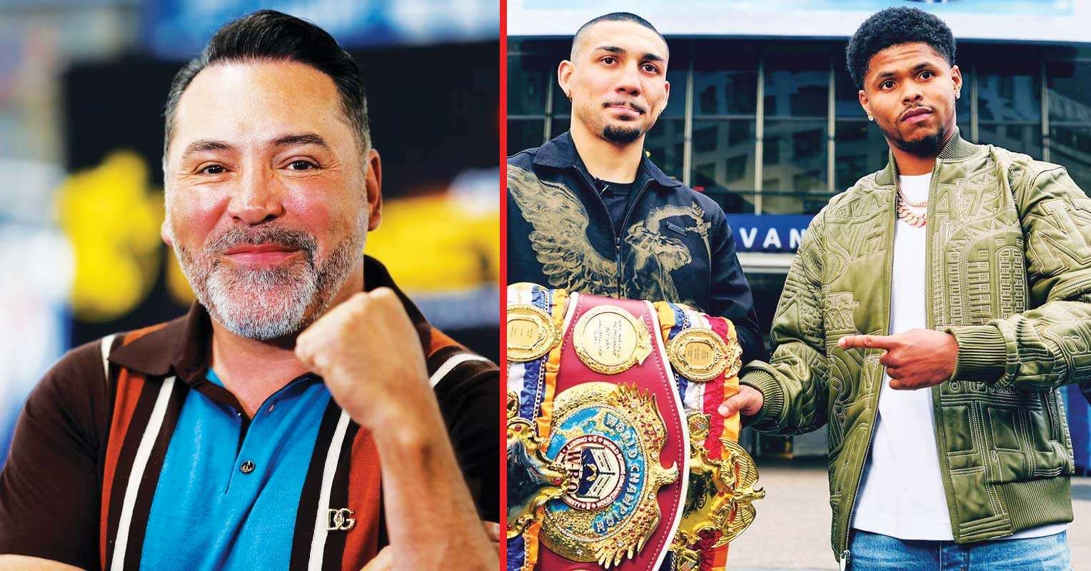 Oscar De La Hoya delivers his Teofimo Lopez vs Shakur Stevenson verdict: “He’s almost impossible to break”