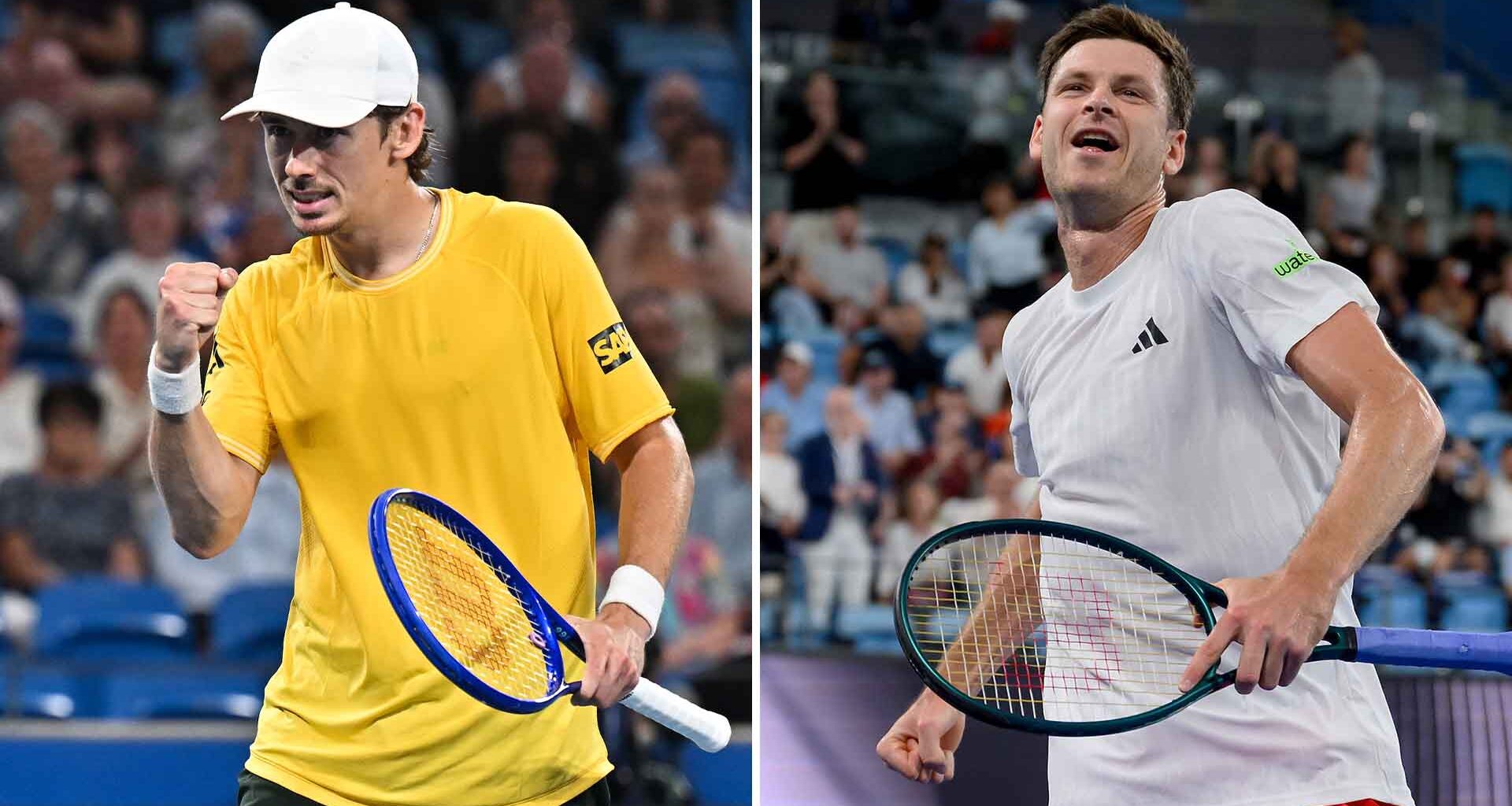 Alex de Minaur leads Hubert Hurkacz 2-1 in their Lexus ATP Head2Head series.