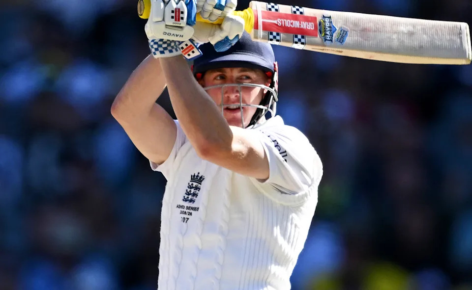 Harry Brook during the Ashes series.