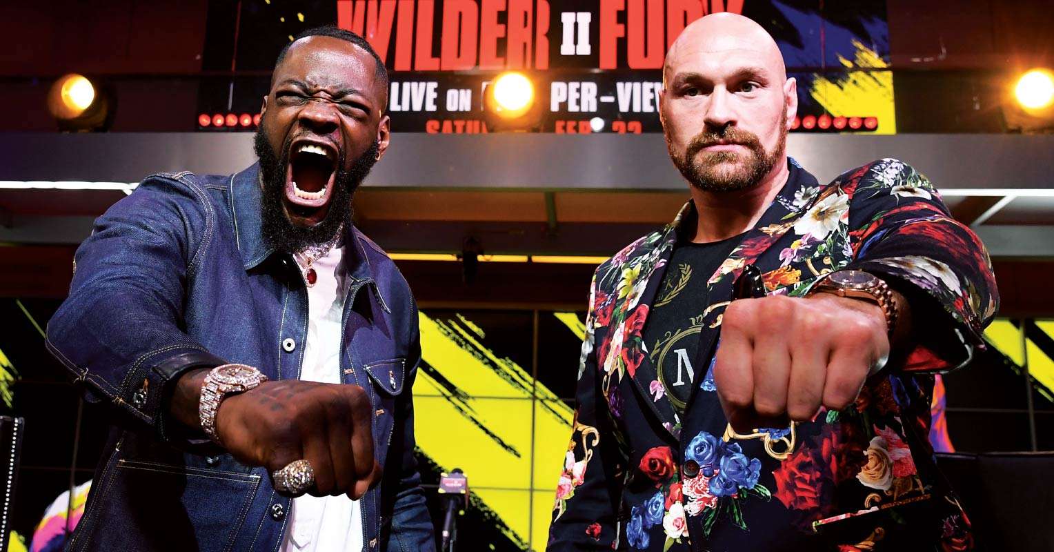 Deontay Wilder reacts to Tyson Fury saying he’ll rule the division on comeback