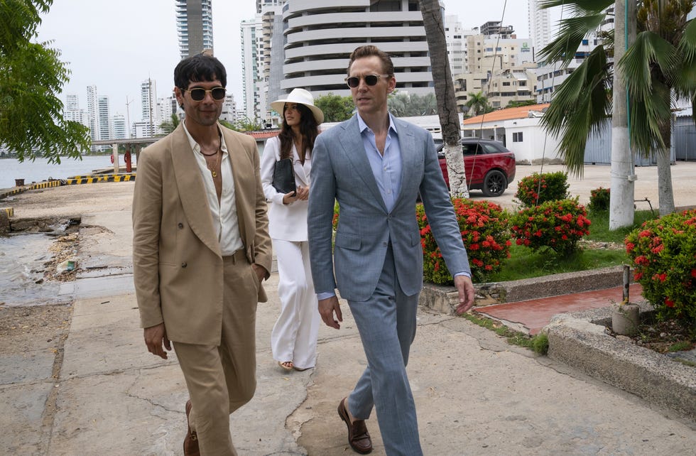 diego calva as teddy, camila morrone as roxana, tom hiddleston as jonathan pine, the night manager season 2