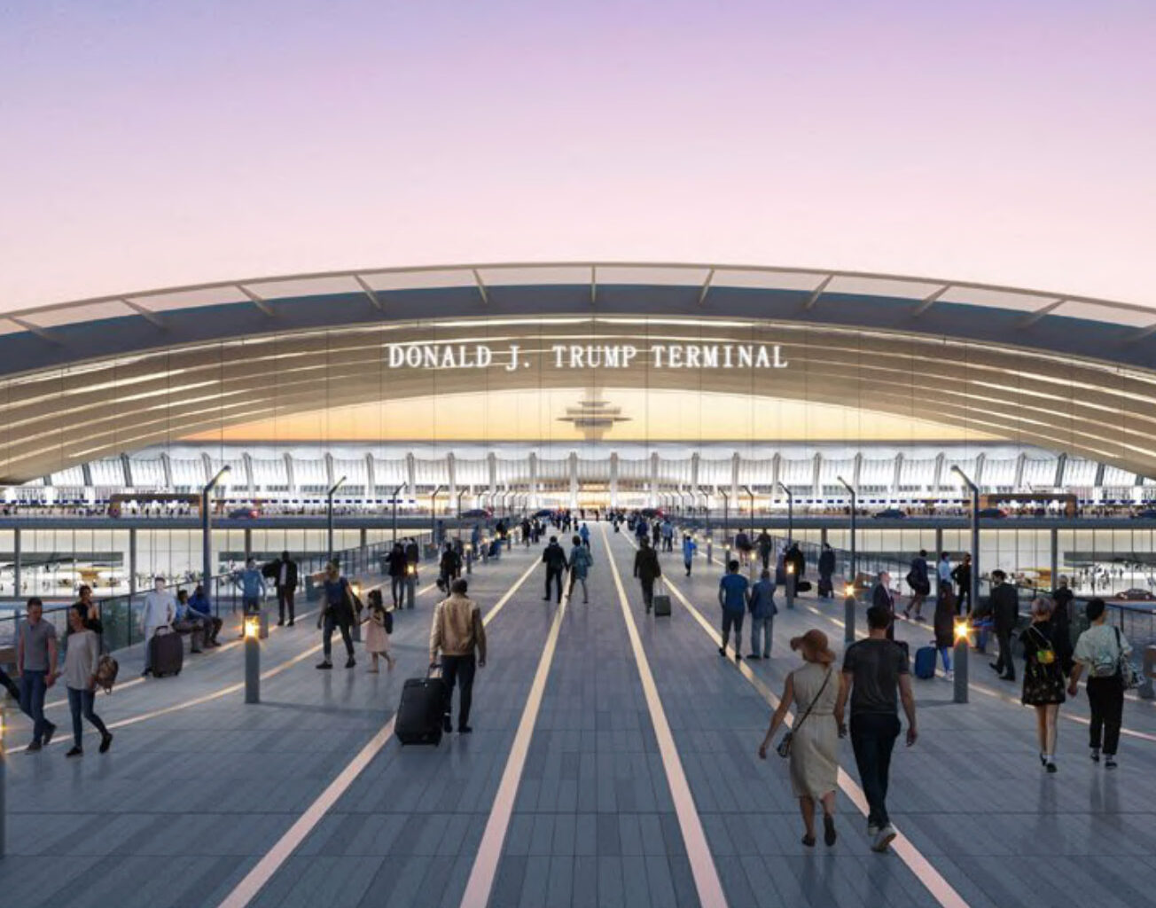 Flurry of famed architects submit designs for Trump airport terminal