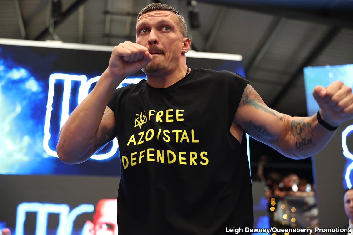 Image: ESPN January Update: Usyk Moves to No. 1 in P4P Rankings