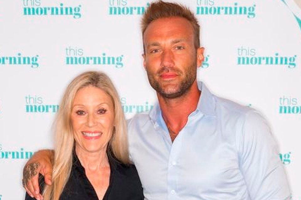 Reality star Calum alongside his mother. 