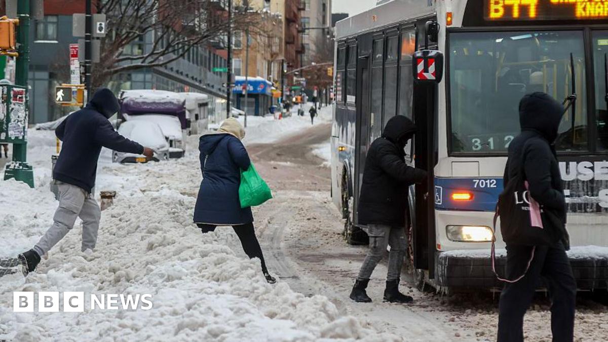 At least 17 killed as US winter storm brings power outages and flight cancellations - live updates
