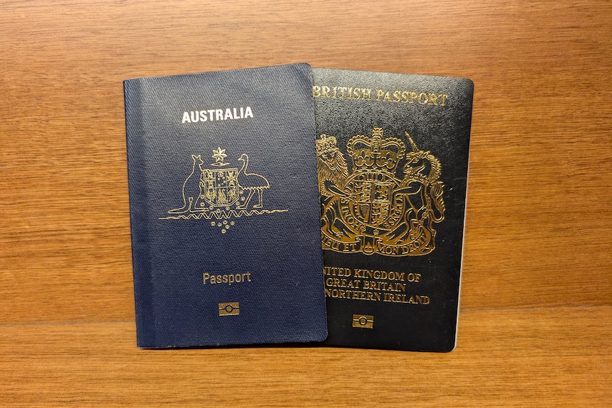 Two passports side by side