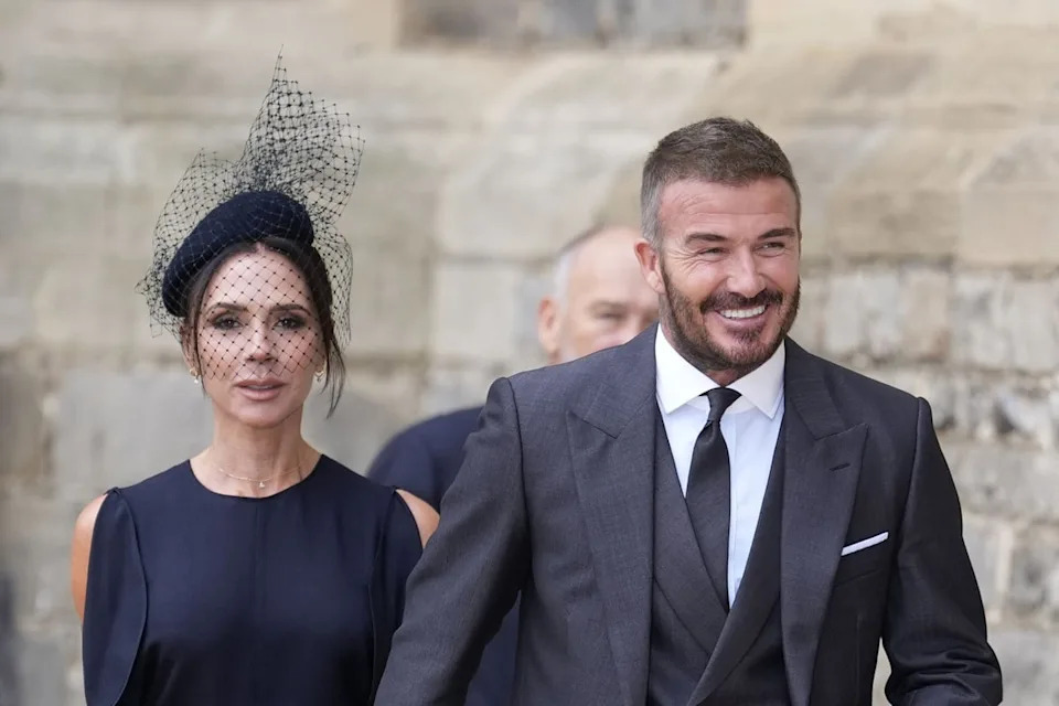 Sir David Beckham and his wife Lady Victoria are yet to comment on the statement (PA Wire)