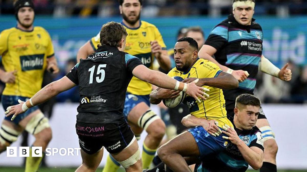 Glasgow Warriors were 31-22 winners away to Clermont