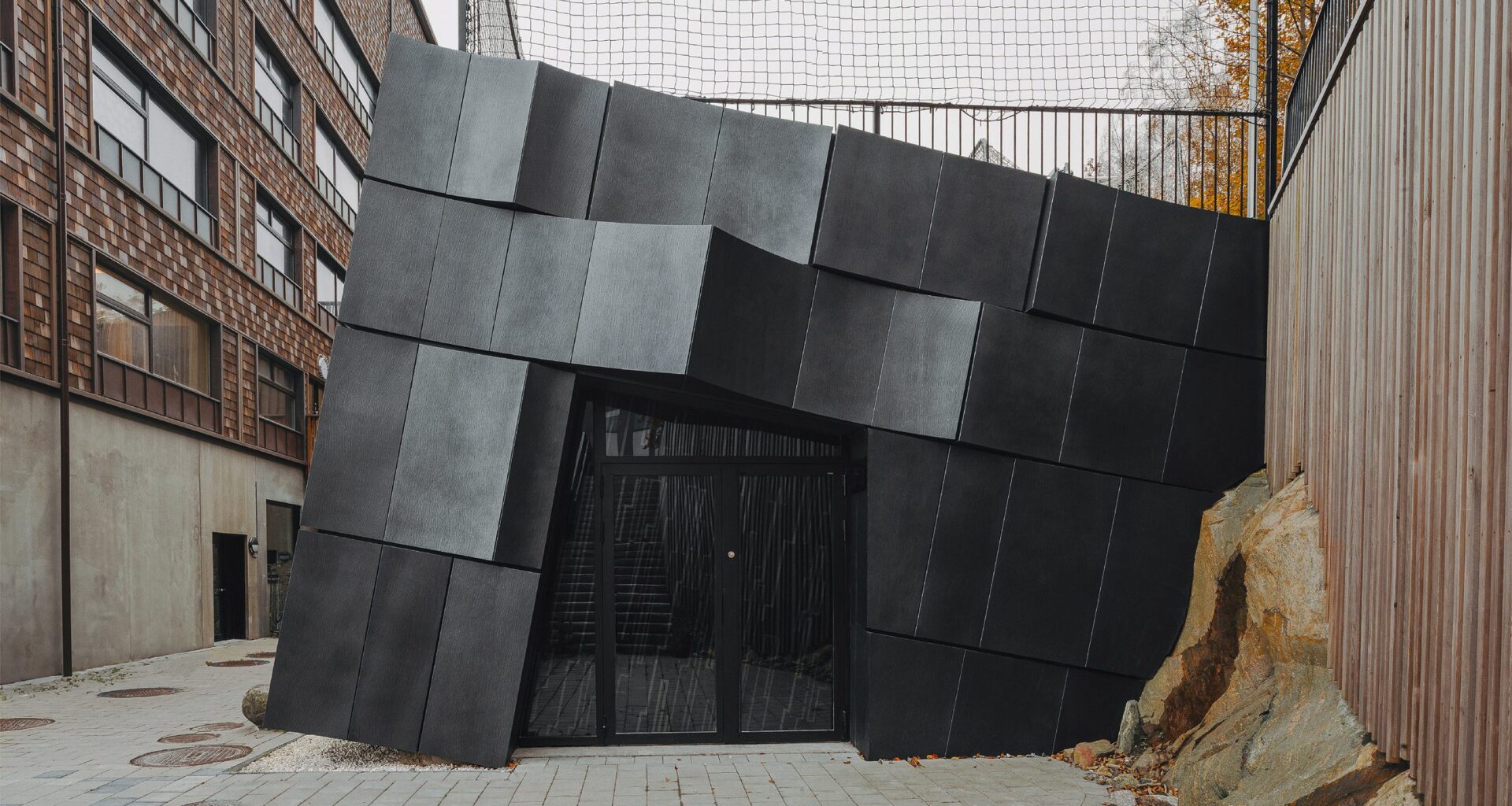 Erdegard Arkitekter creates entrance for cavern in Gothenburg