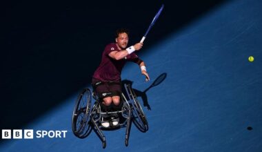 Alfie Hewett of Great Britain in action