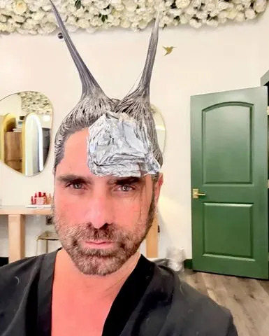 John Stamos/Instagram Here he is, trusting the process