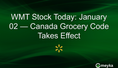 WMT Stock Today: January 02 — Canada Grocery Code Takes Effect