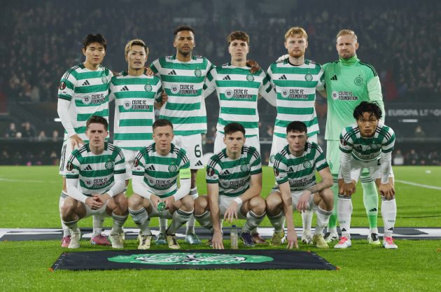 Celtic team lineup versus Feyenoord