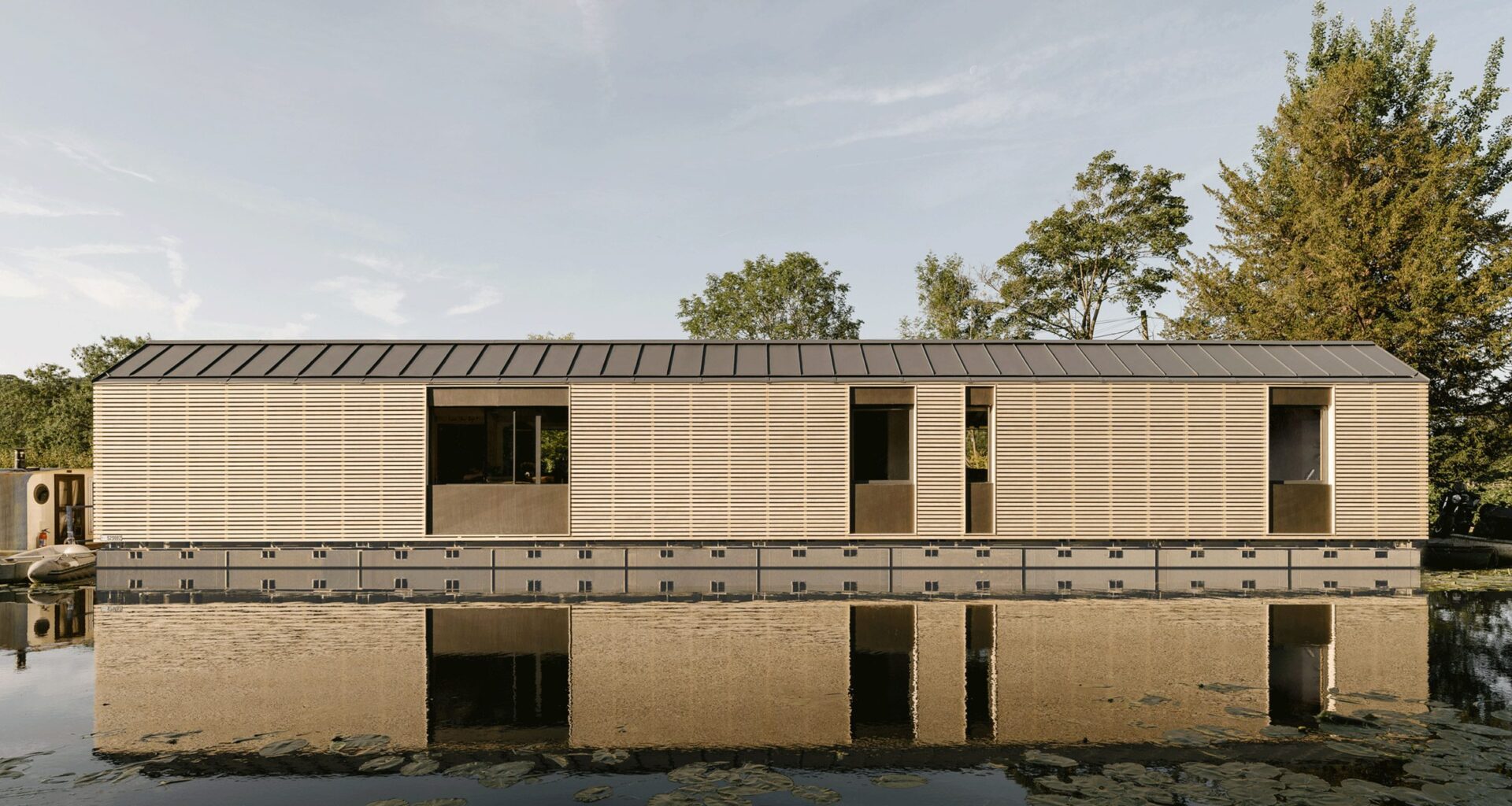 Facade of Float House by TiggColl