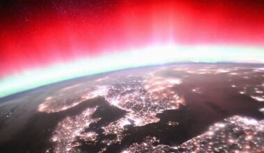 Stunning Footage Shows Space Station Drifting Through Aurora's Dazzling Lights