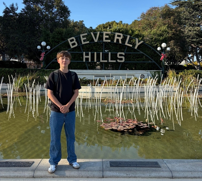 14-year-old eighth-grader Alby Churven is building AI tool that generates app and website code. Photo courtesy of Churvens X