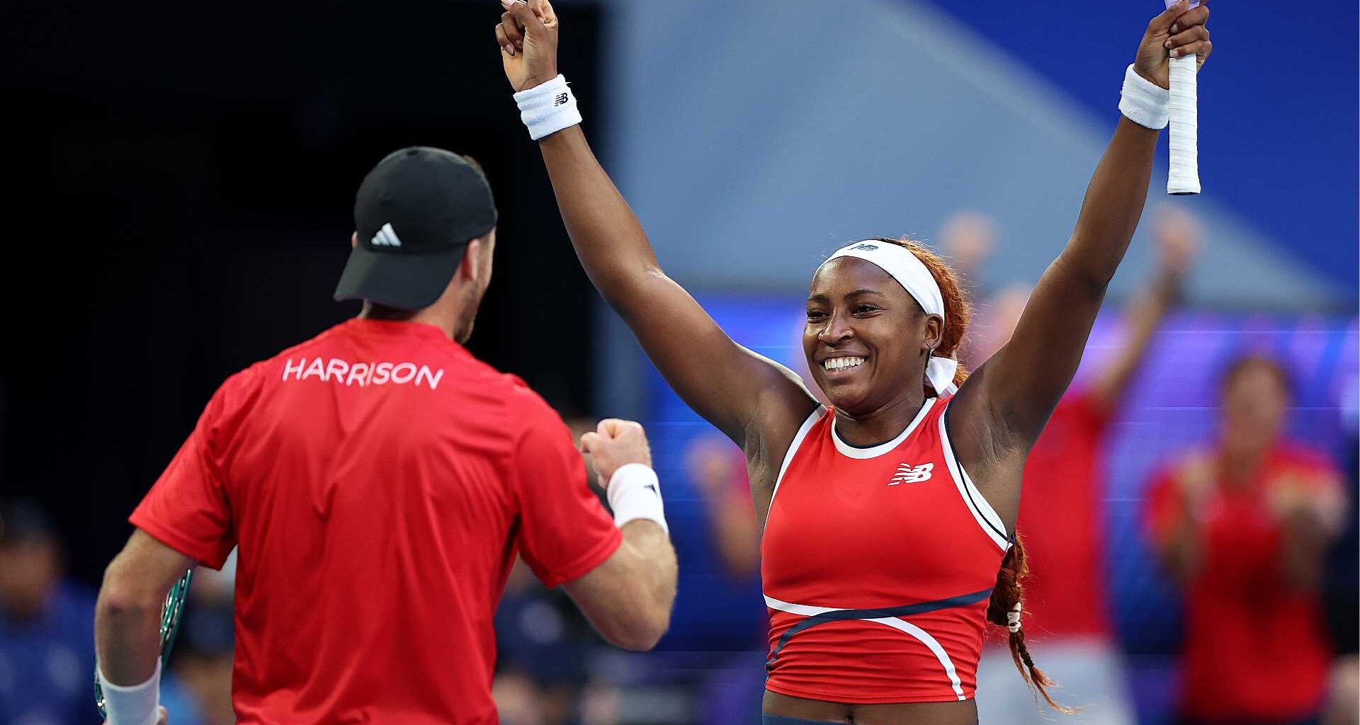 Gauff, Harrison win deciding mixed vs. Greece to lead USA into United Cup SFs | ATP Tour