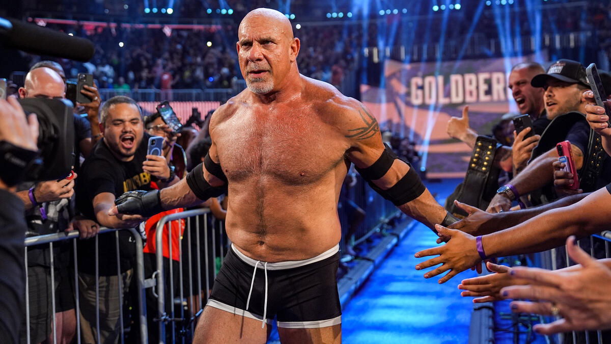 WWE Hall of Famer Goldberg at Saturday Night's Main Event