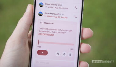 Take a Message feature in the Phone app on the Google Pixel 10 Pro.