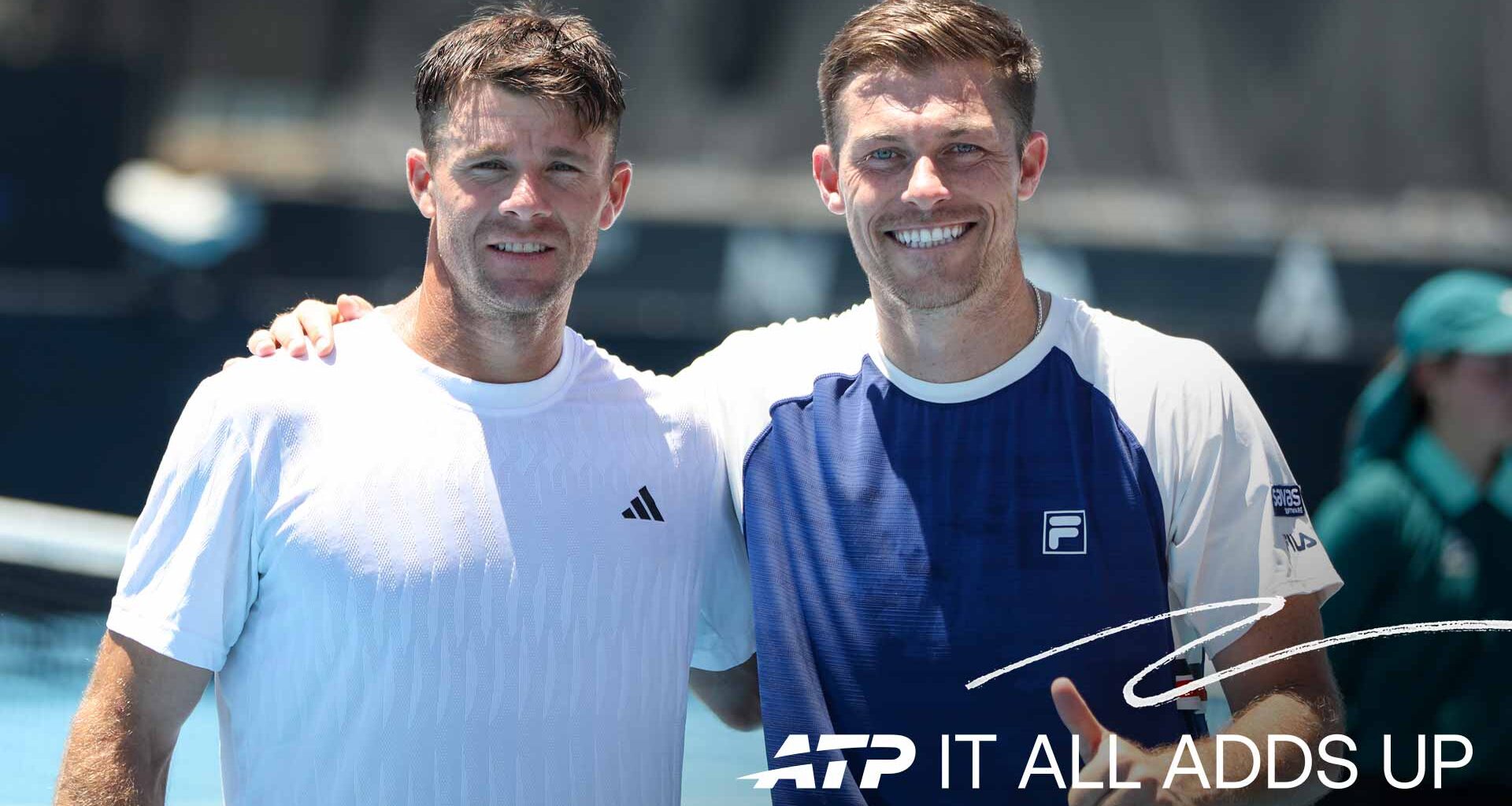 Christian Harrison and Neal Skupski are playing their first season as a team.