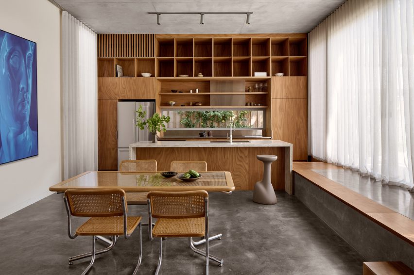 Interior view of Henville Street House by Philip Stejskal Architecture