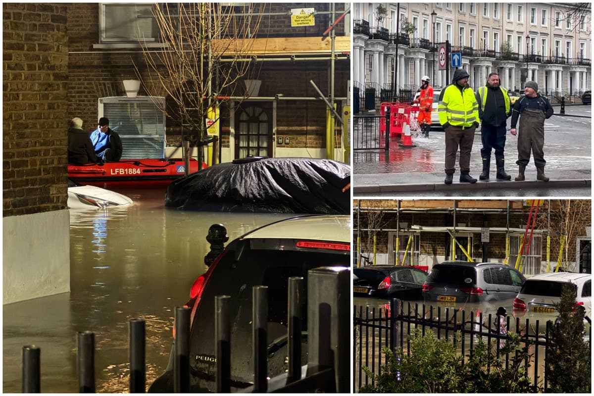 Burst water main floods affluent west London streets and shuts schools - live updates - standard.co.uk