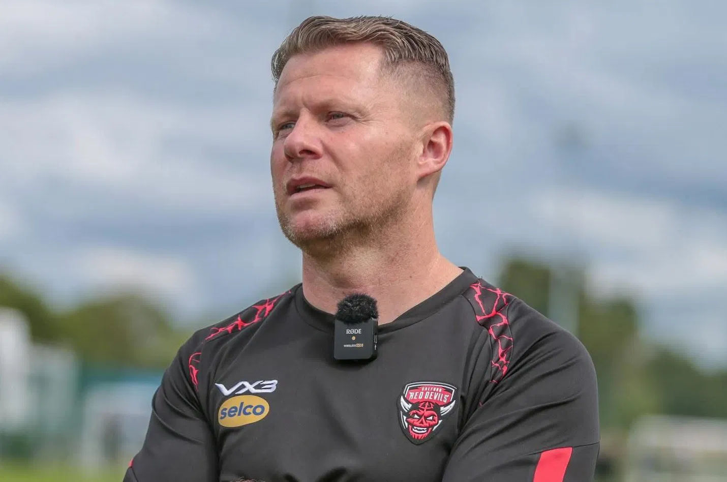 Salford RLFC head coach Mike Grady