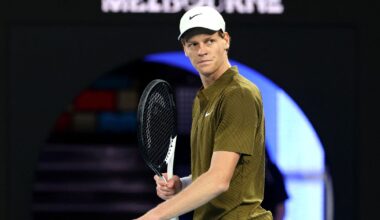 Jannik Sinner says 'we are lucky' to still have 'incredible' Novak Djokovic after setting up Australian Open 2026 semi-final with win over Ben Shelton
