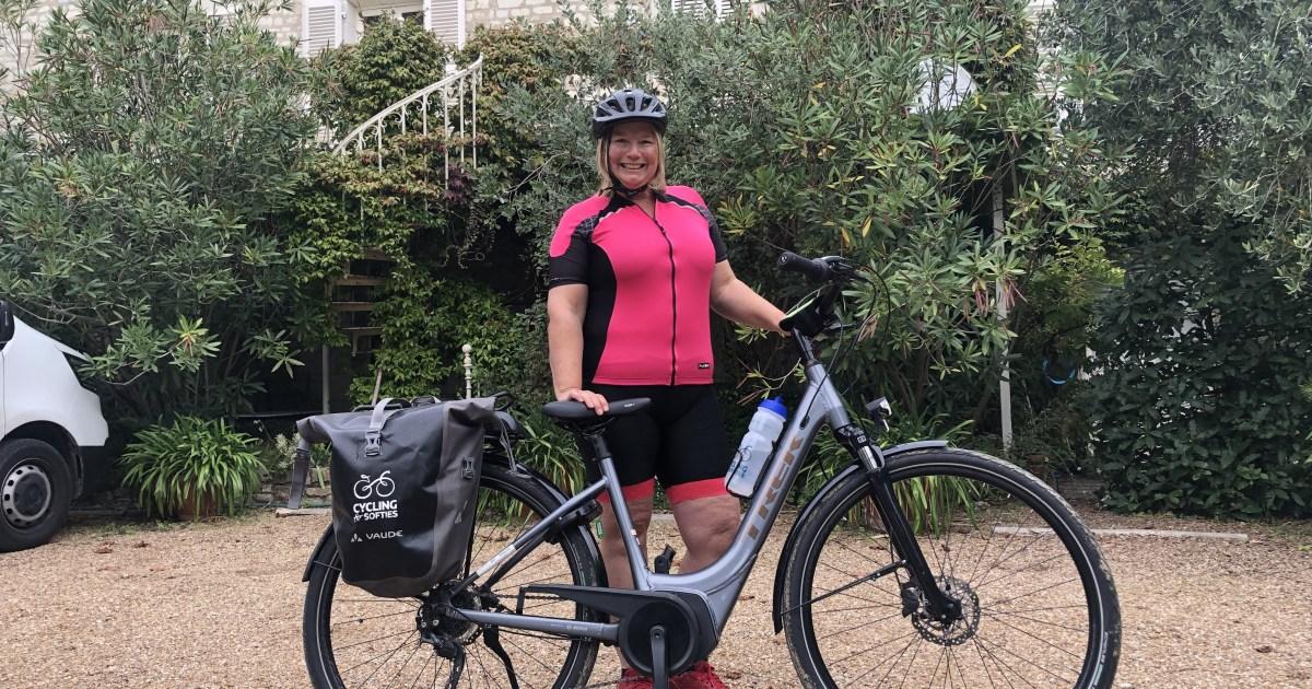 I went on a 'softies' cycling tour — lots of red wine and pants from Lidl's middle aisle