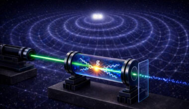 Signatures of single gravitons from gravitational waves can be detected in near-future experiments. Image credit: I. Pikovski.