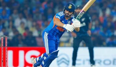 IND vs NZ 1st T20I: Abhishek Sharma’s 84, Rinku Singh’s Late Fireworks Power India to 238/7 Against New Zealand (VIDEO)