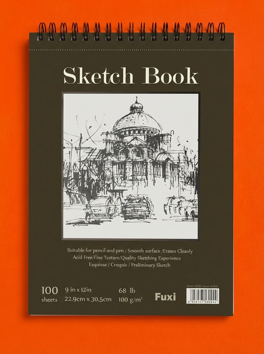 Fuxi, Fuxi 9" X 12" Sketch Book