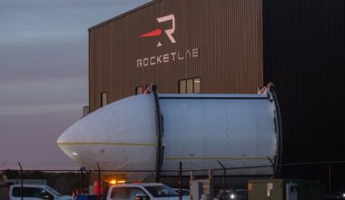 Rocket Lab's 'Hungry Hippo' Neutron fairing arrives at spaceport in Virginia