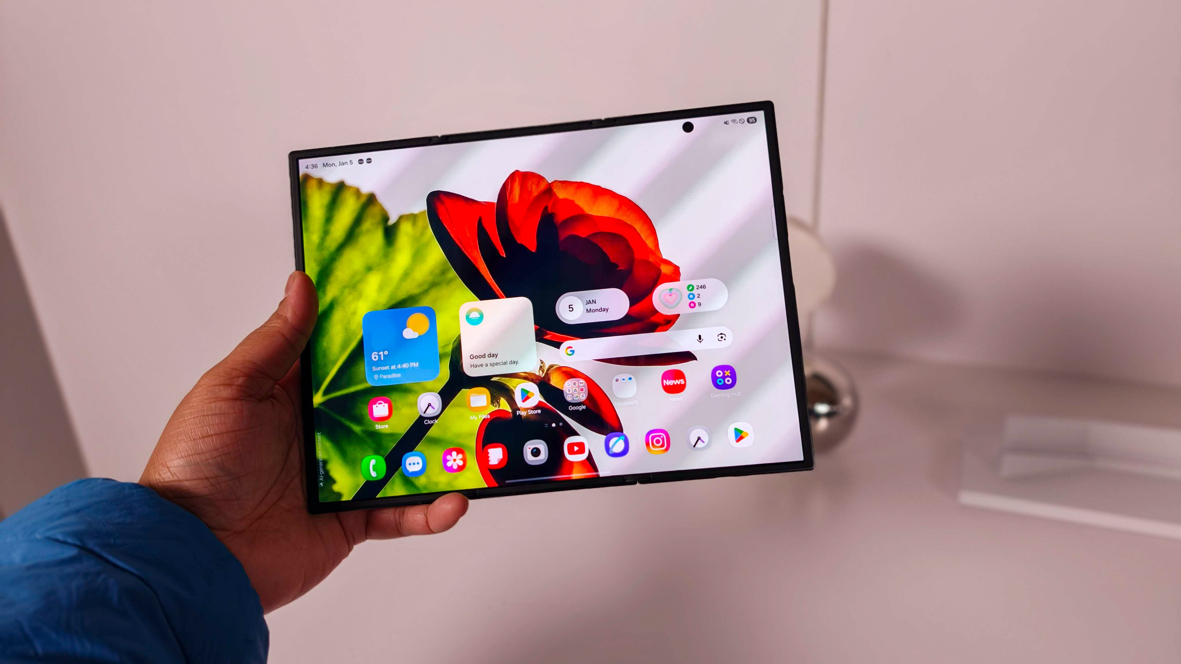 Testing the Samsung Galaxy Z TriFold on Android Central