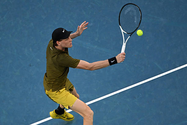 Jannik Sinner facing Duckworth in Australia. Photo: gettyimages