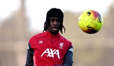 LFC availability update: Latest on Frimpong, Konate, Jones, Gomez and Isak