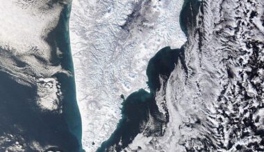 Snow Buries Kamchatka