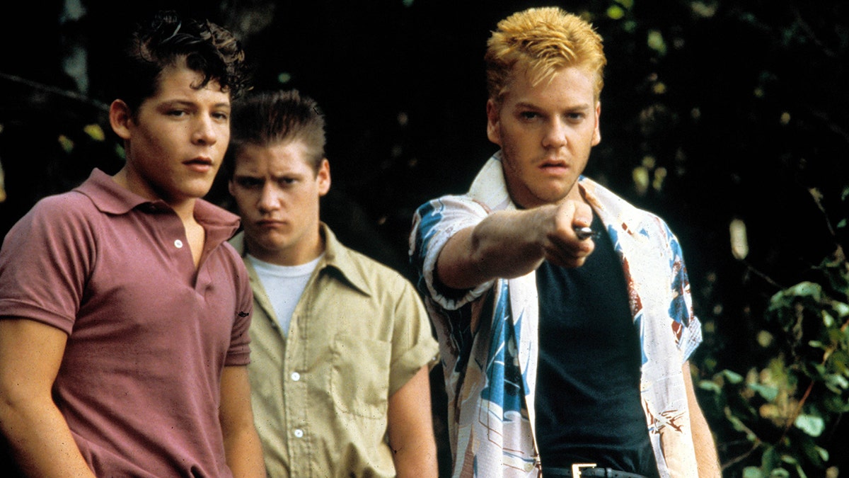 Kiefer Sutherland in "Stand By Me."
