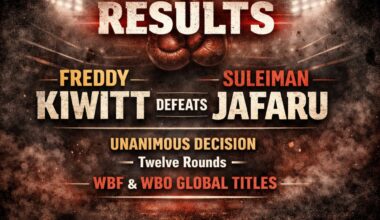 Image: Boxing Results: Freddy Kiwitt Outlasts Jafaru Over Twelve Rounds