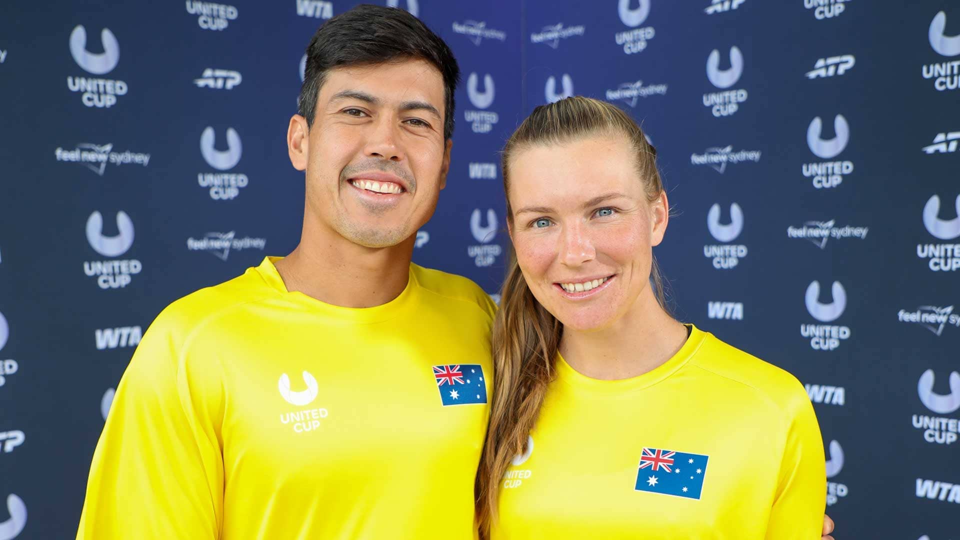 Jason Kubler and Maddison Inglis are on Team Australia at the United Cup.