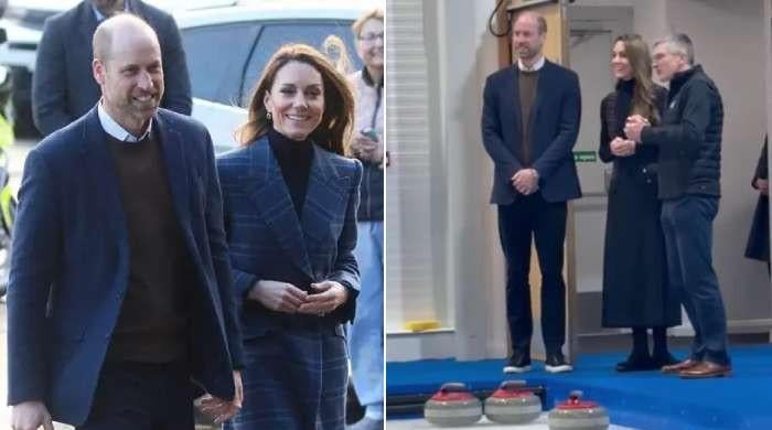 Prince William and Princess Kate arrive at engagement after unexpected delay