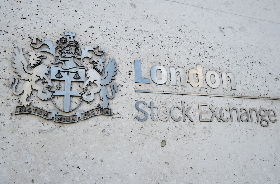 London Stock Exchange sign on wall