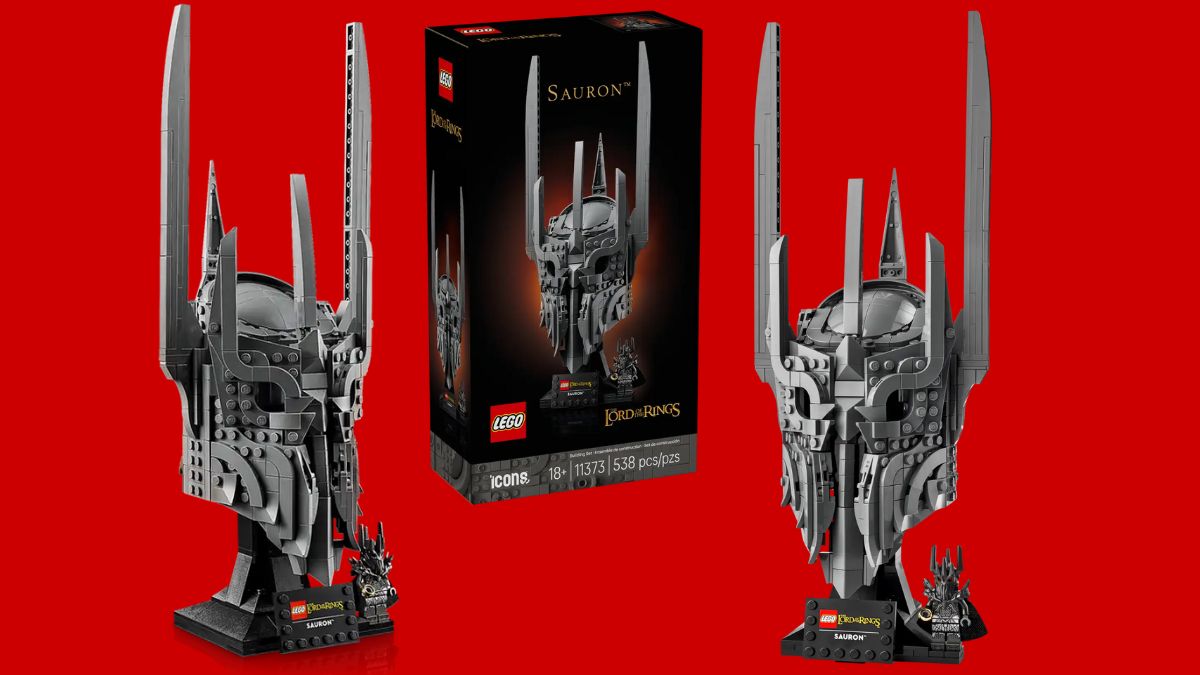 Preorder the New Lord of the Rings LEGO Sauron Helmet Now