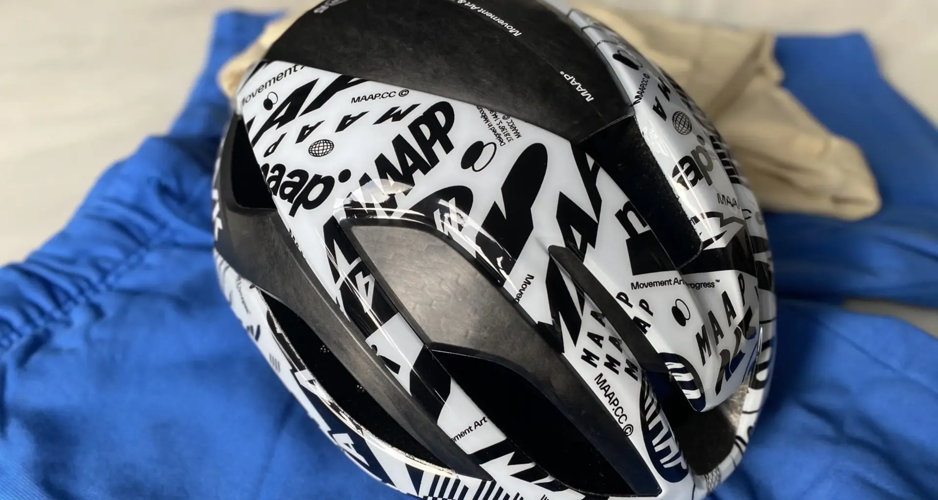 In the Drops: Maap/Kask logo helmet, BBB's Presta-killers, Maap comfy clothing and the star-studded War Child album