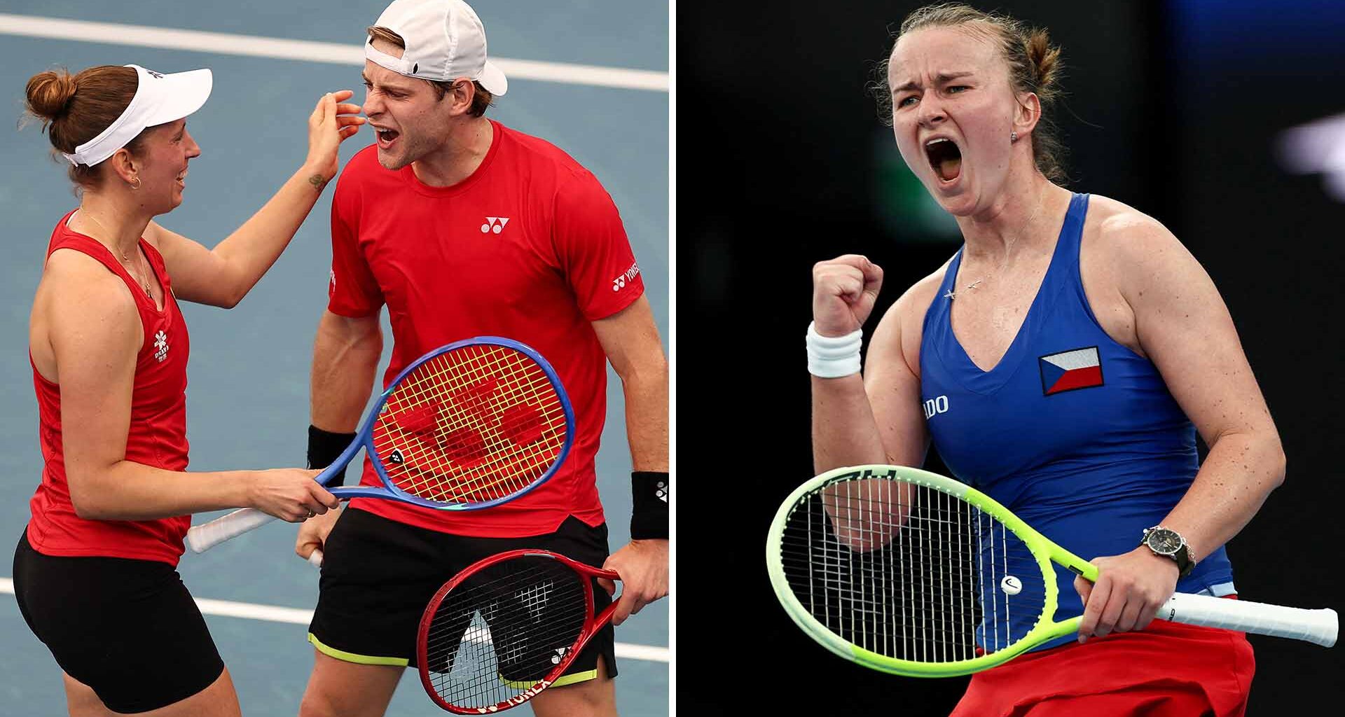 Elise Mertens, Zizou Bergs and Barbora Krejcikova will be in United Cup action on Thursday in Sydney.